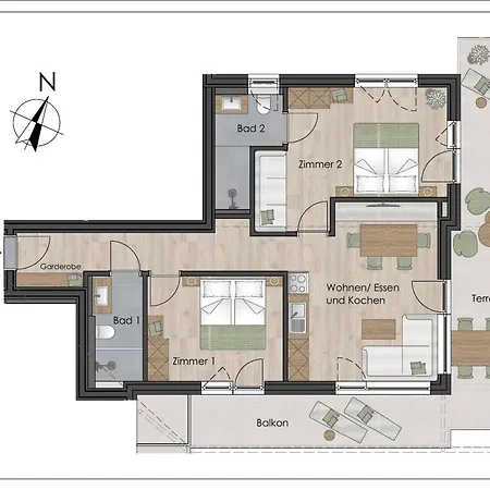 Andrea Caciel Apartment Brixen im Thale